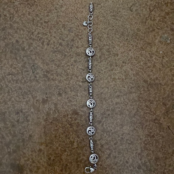 BRIGHTON vintage‎ retired Mission silver link bracelet - Picture 2 of 3